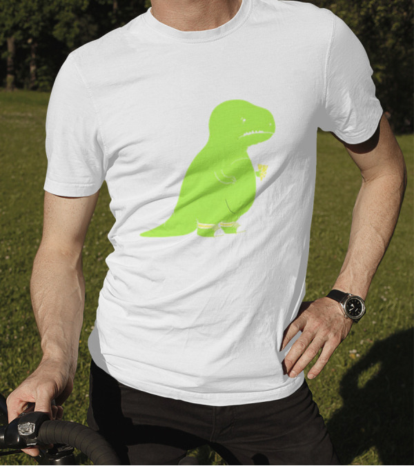 T-rex Struggles With An Ice Cream Cone Darn Silly Dinosaur Problem T-Shirt