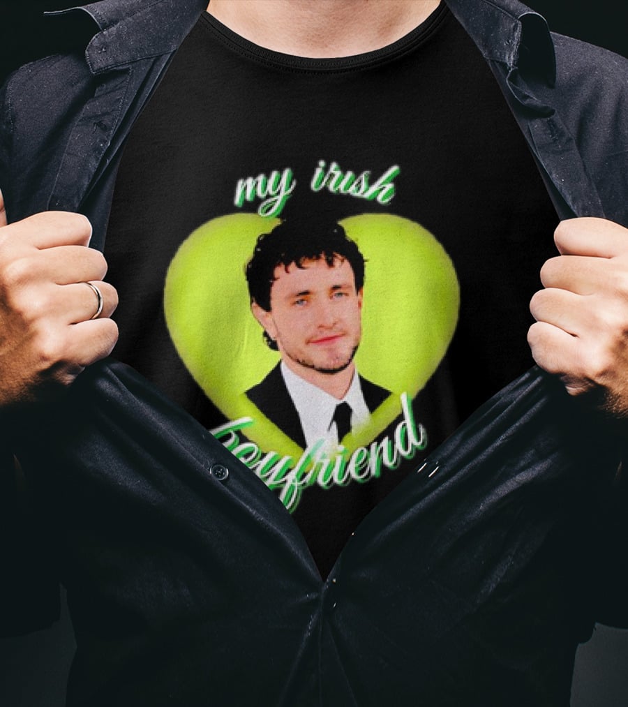 Paul Mescal My Irish Boyfriend Heart T-Shirt