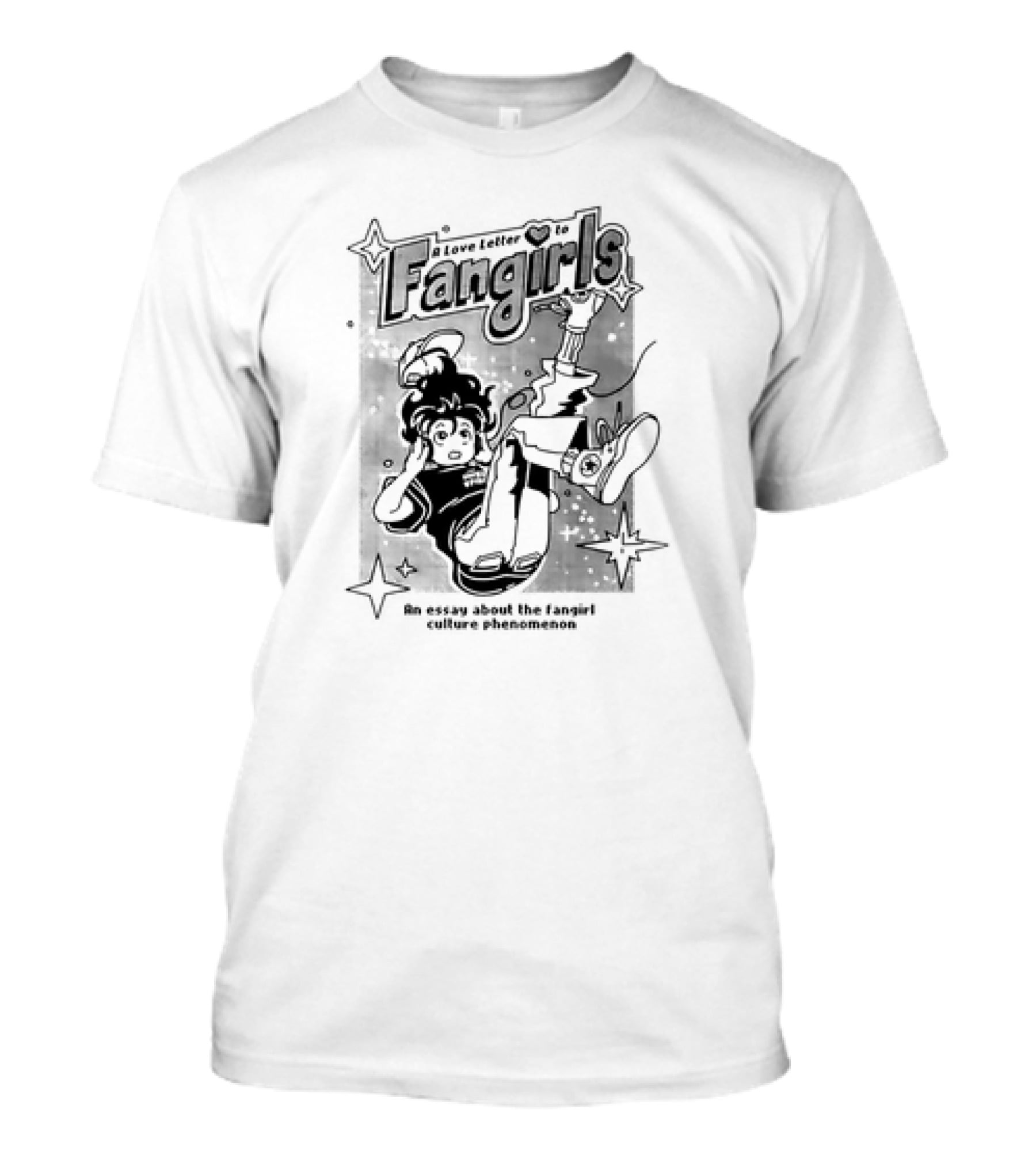 A Love Letter To Fangirls An Essay About The Fangirl Culture Phenomenon Zine T-Shirt