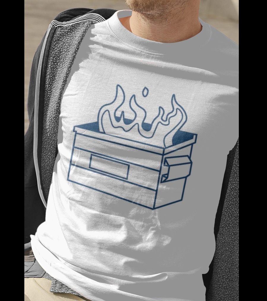 Burn It All Down Dumpster Fire T-Shirt