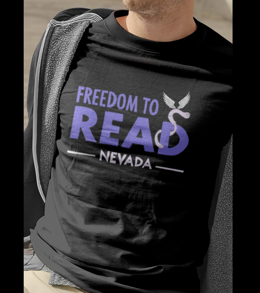 Freedom To Read Nevada Serpent With Wings T-Shirt