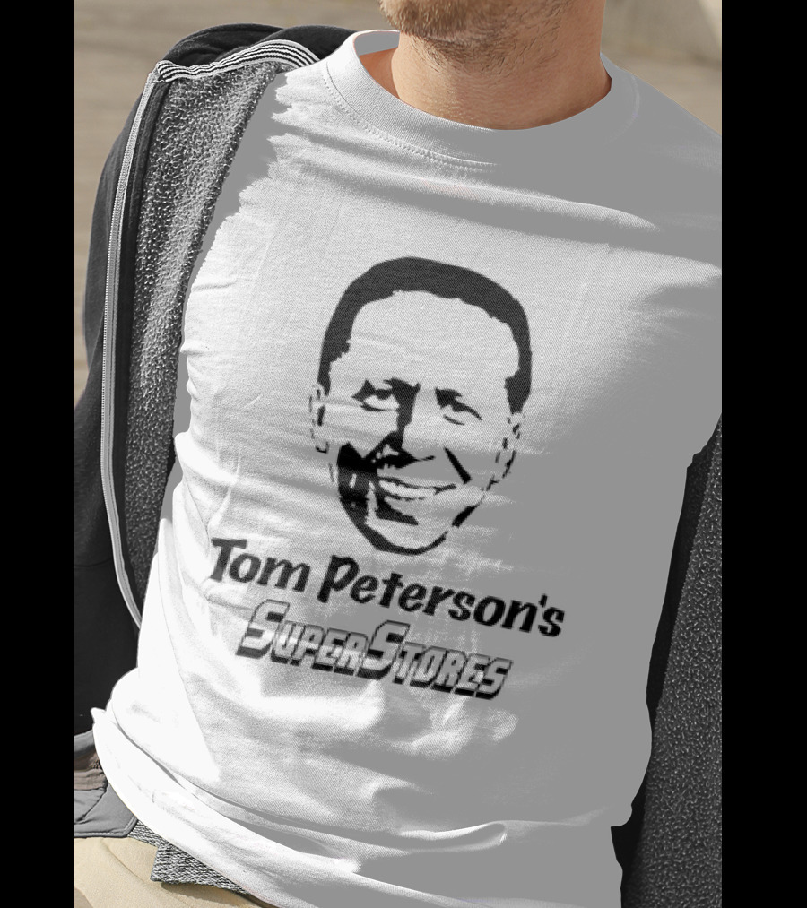 Tom Peterson's Super Stores Face T-Shirt