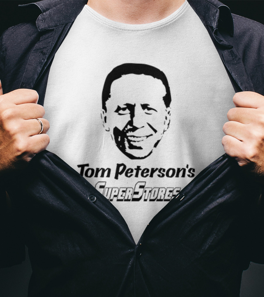 Tom Peterson's Super Stores Face T-Shirt