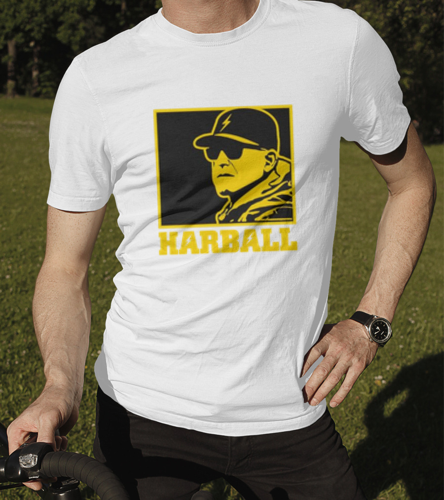 Chargers Harball NFL Royal Jim Harbaugh Los Angeles T-Shirt