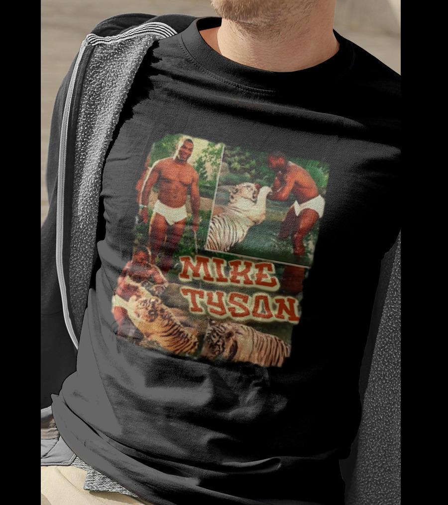Mike Tyson Tiger Vintage Boxing Moments T-Shirt