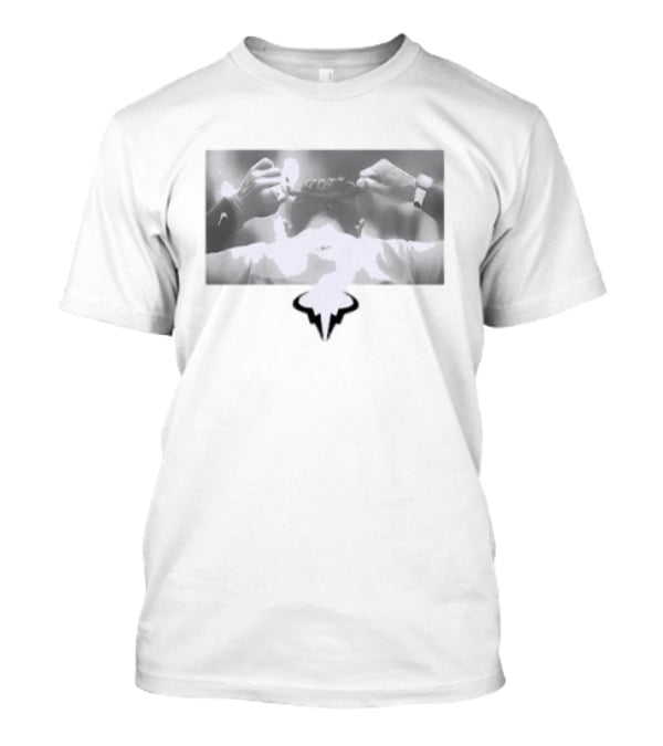Serena Williams Decked Out In Rafa Nadal Bull T-Shirt