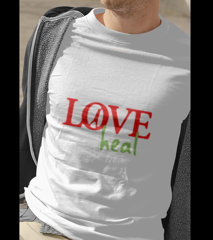 Devale Ellis Love Peace Heal T-Shirt