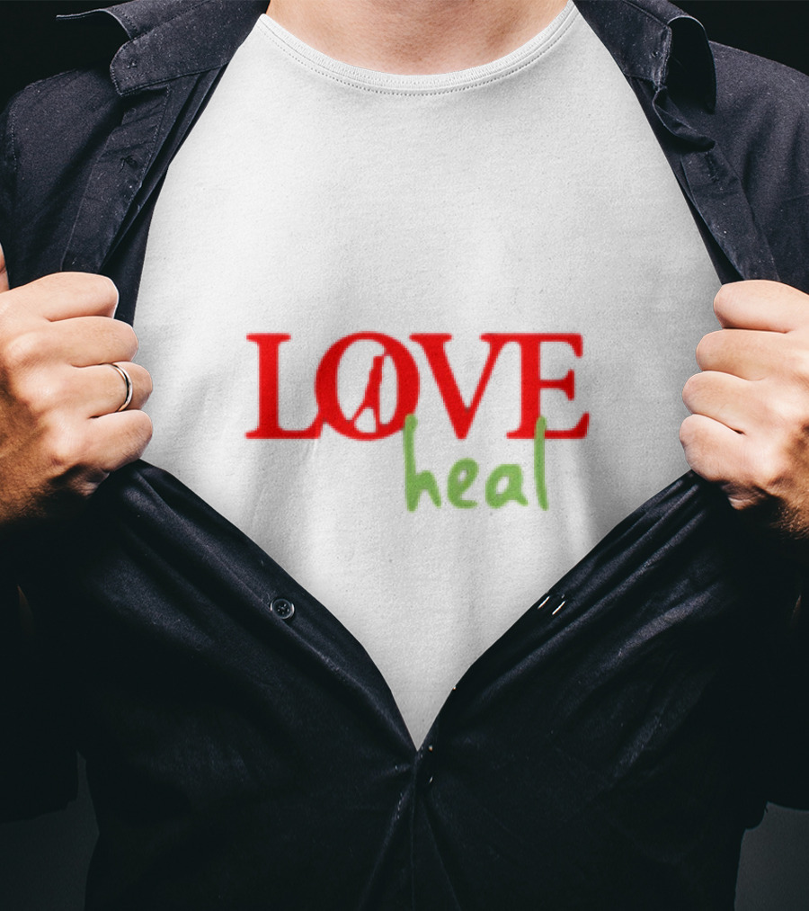 Devale Ellis Love Peace Heal T-Shirt