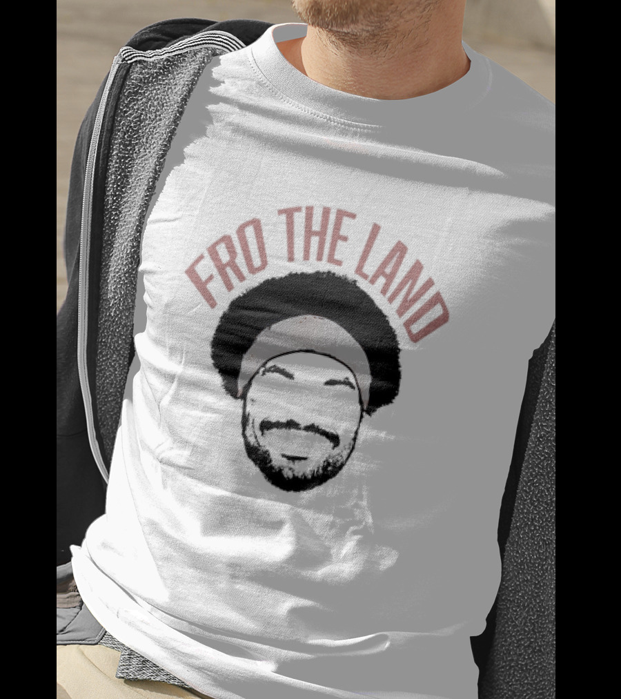 Donovan Mitchell Fro The Land Cleveland Cavaliers Afro Basketball T-Shirt