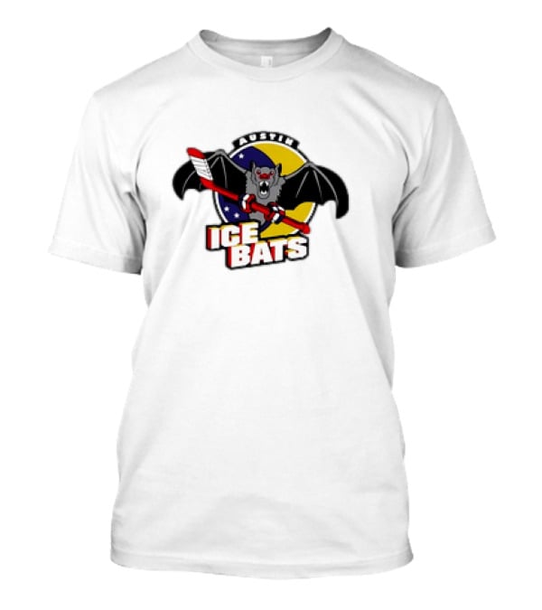 Austin Ice Bats Ludicrous Cartoon Hockey T-Shirt