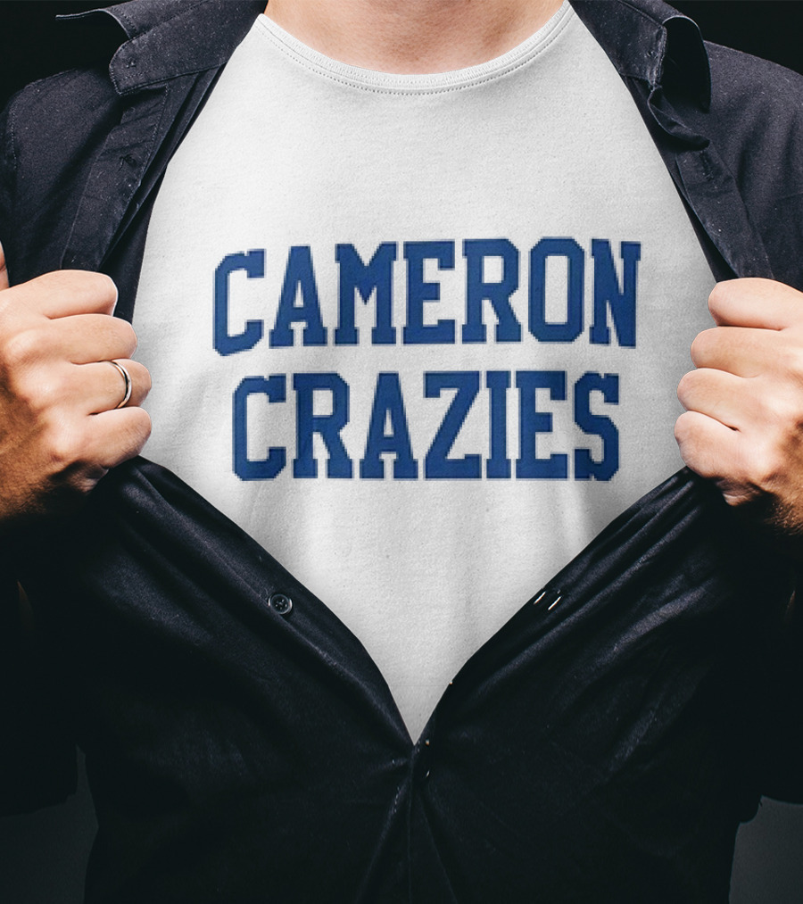 Cameron Crazies Duke Basketball Fan Spirit Enthusiasts Sports Team Supporters T-Shirt