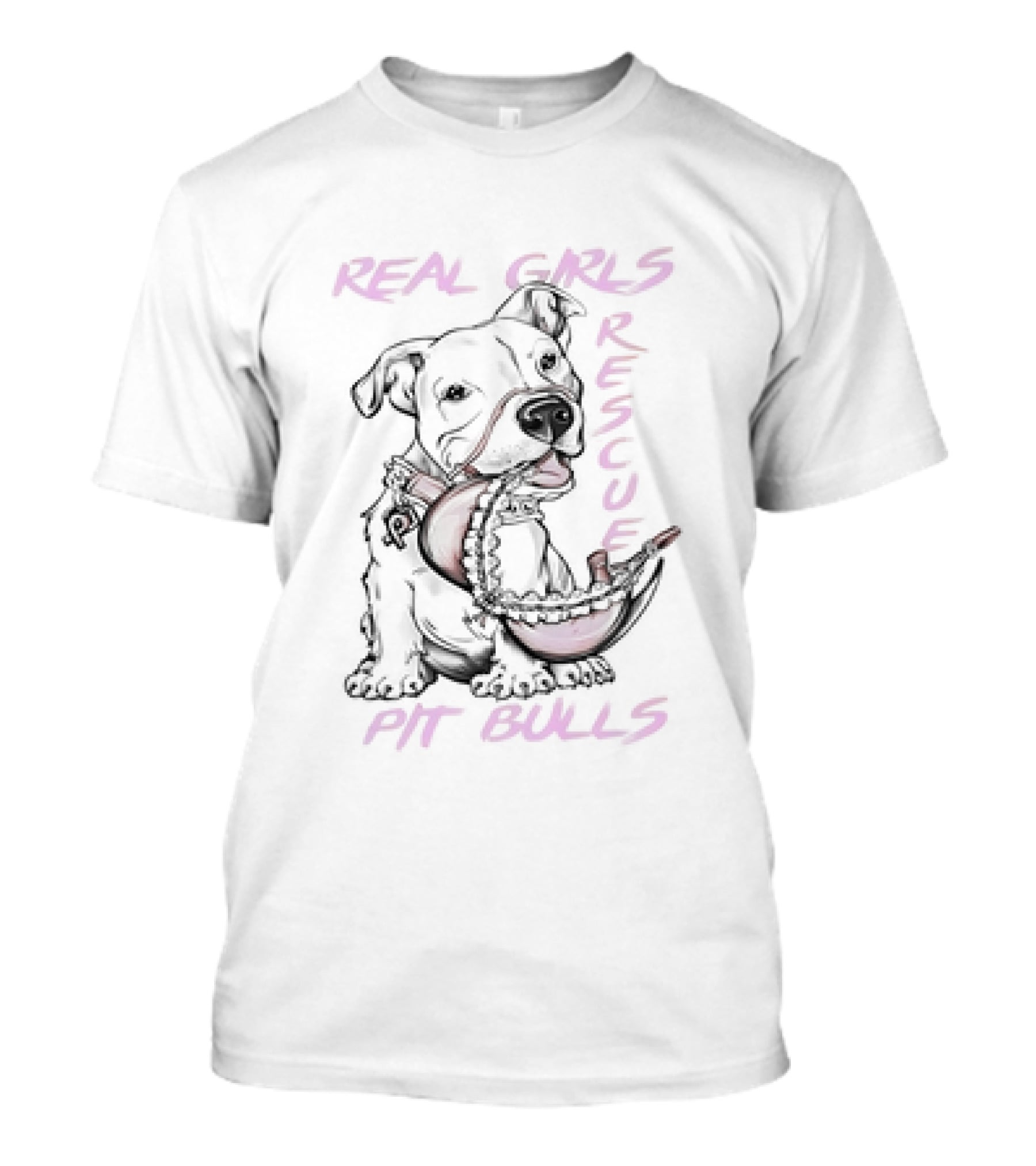 Real Girls Rescue Pit Bulls T-Shirt