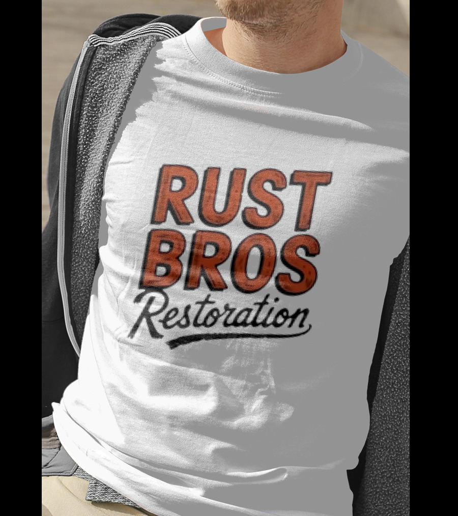 Rust Bros Restoration Classic Automotive Garage Heritage T-Shirt