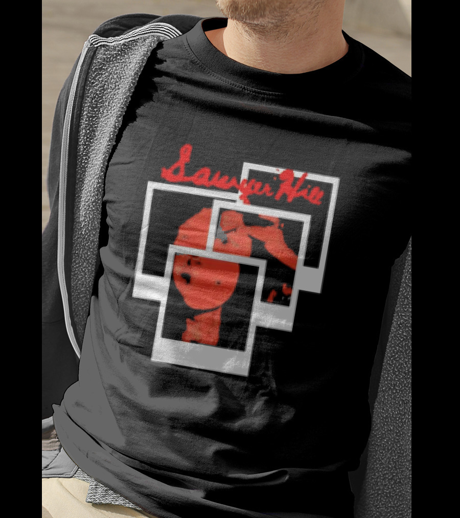 Sawyer Hill High On My Lows Retro Vintage Polaroid Aesthetic T-Shirt