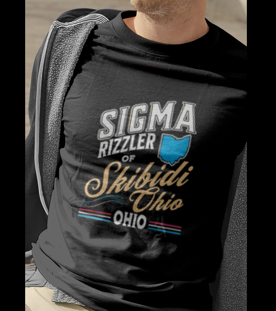Sigma Rizzler Skibidi Ohio Map T-Shirt