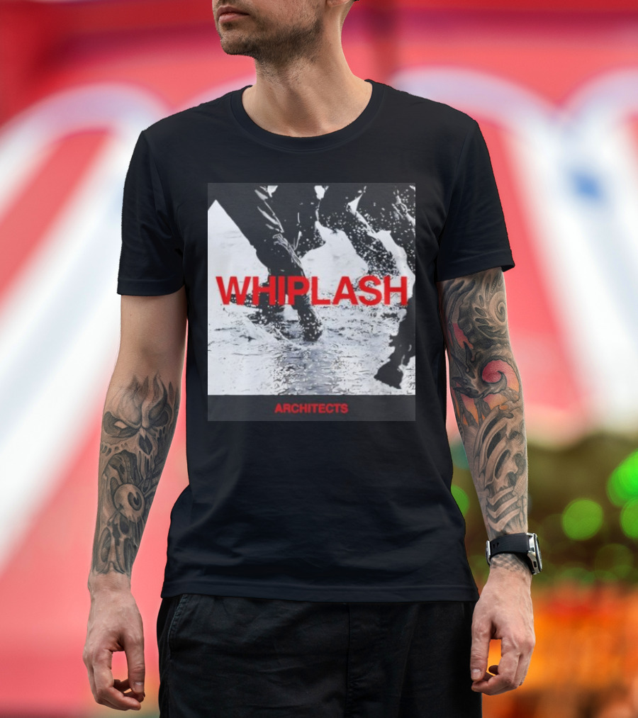Whiplash Architects Single Black Photo Retro T-Shirt
