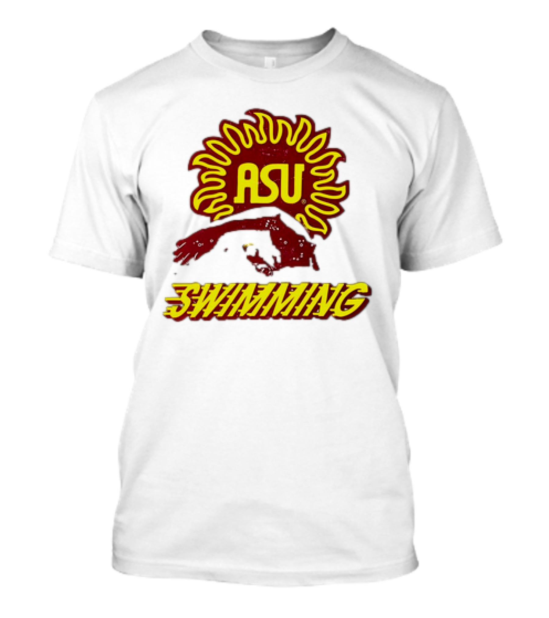ASU Swimming Sun Devil Logo Dive Team T-Shirt