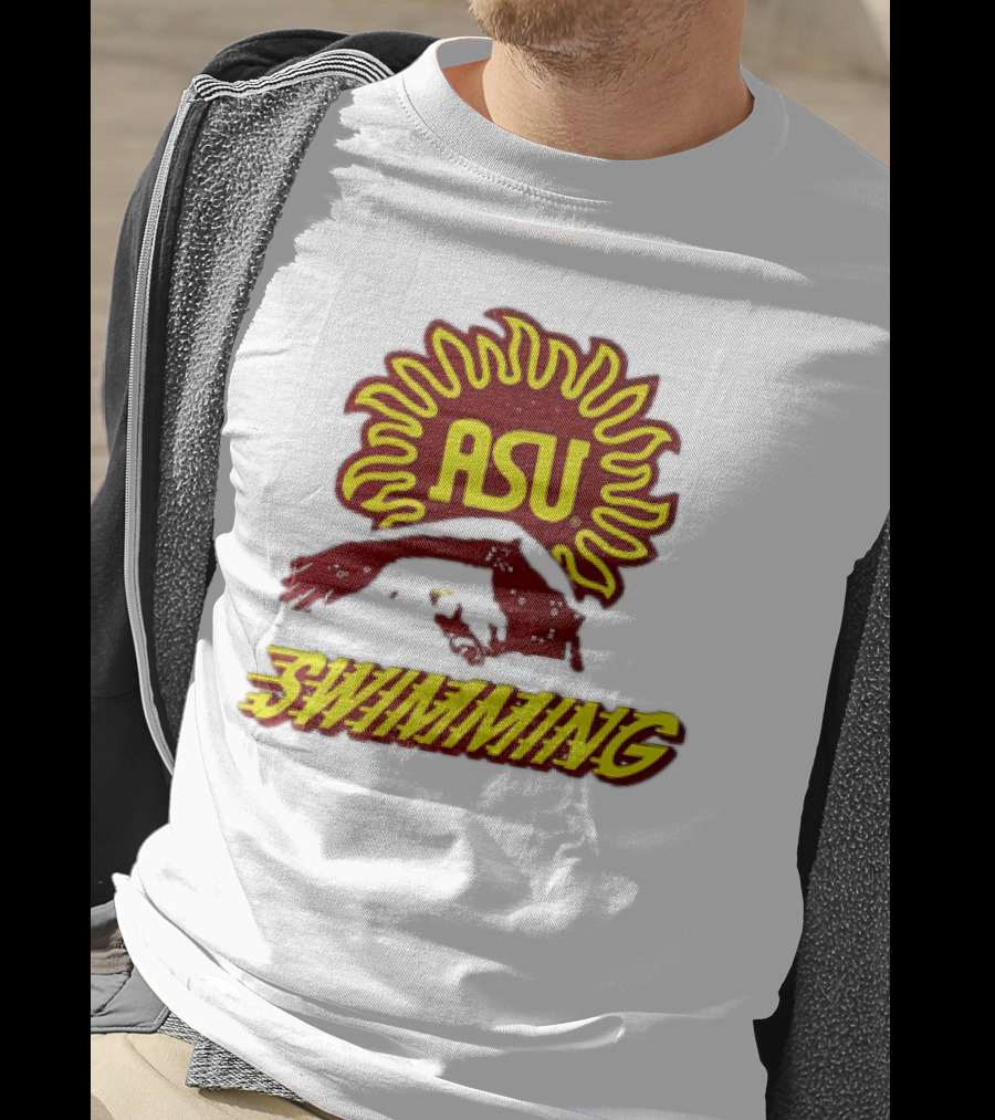 ASU Swimming Sun Devil Logo Dive Team T-Shirt