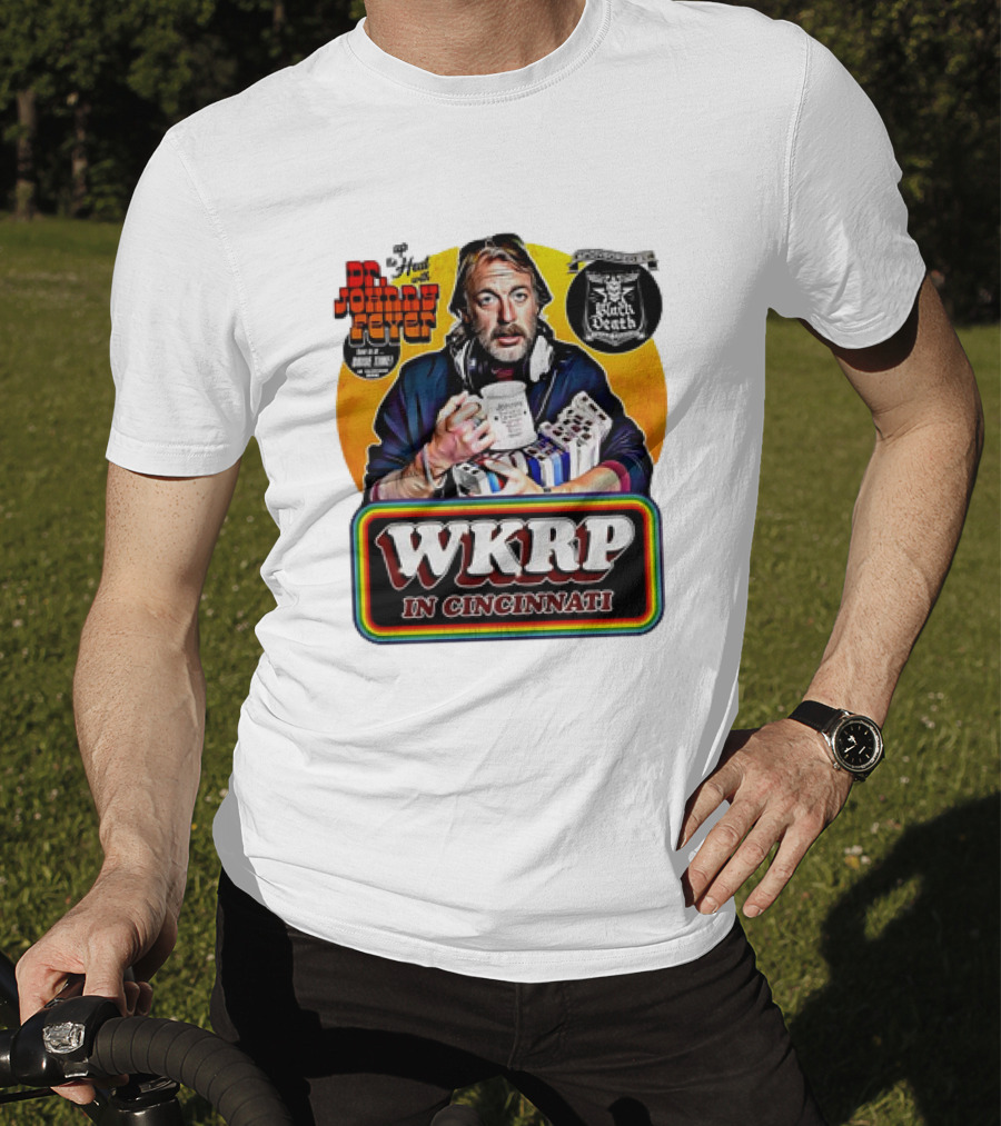 Dr Johnny Fever WKRP In Cincinnati Rock And Roll James Coffee Radio Mug T-Shirt