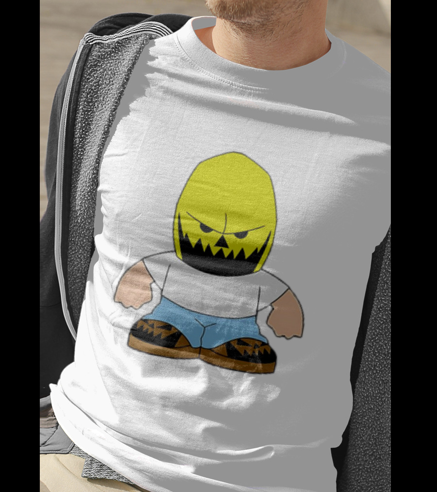 Dude Babbitt Revived Yellow Masked Cartoon Character T-Shirt