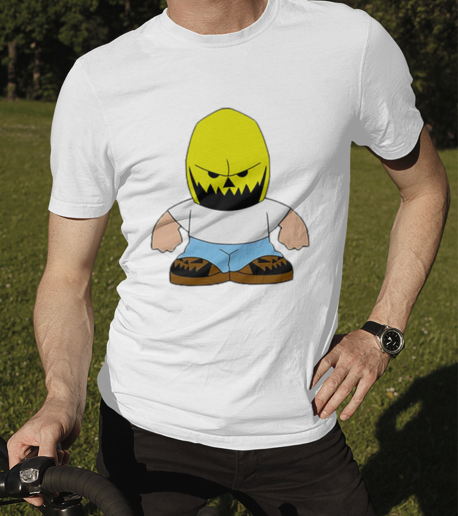 Dude Babbitt Revived Yellow Masked Cartoon Character T-Shirt