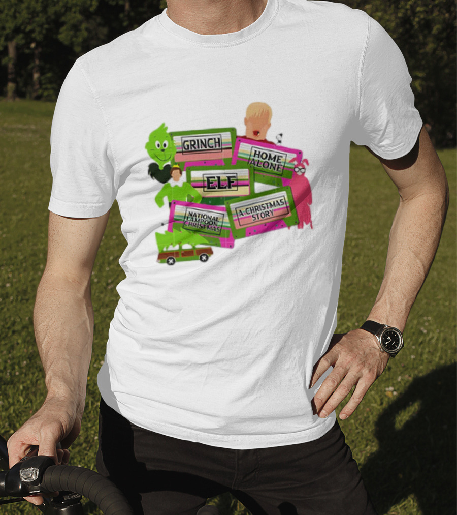 Grinch Home Alone Elf National Lampoon Christmas Story T-Shirt