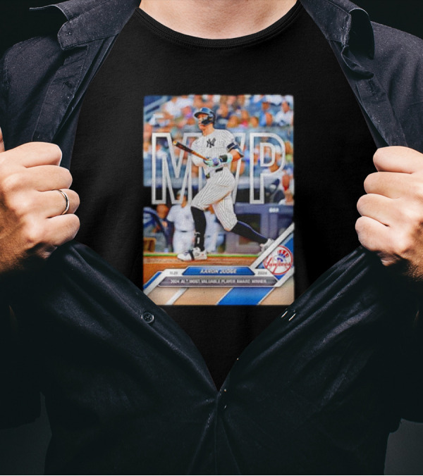 Aaron Judge New York Yankees MVP 2024 AL Most Valuable Player Award Winner T-Shirt