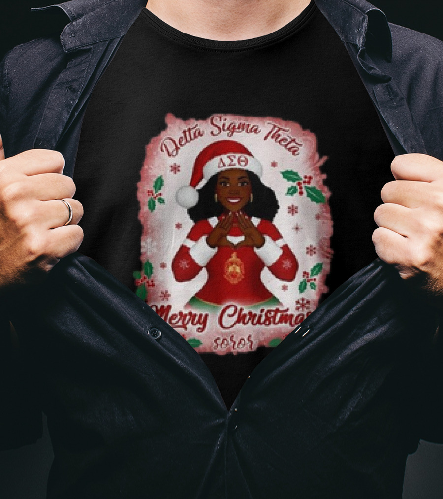 Delta Sigma Theta Merry Christmas Soror T-Shirt