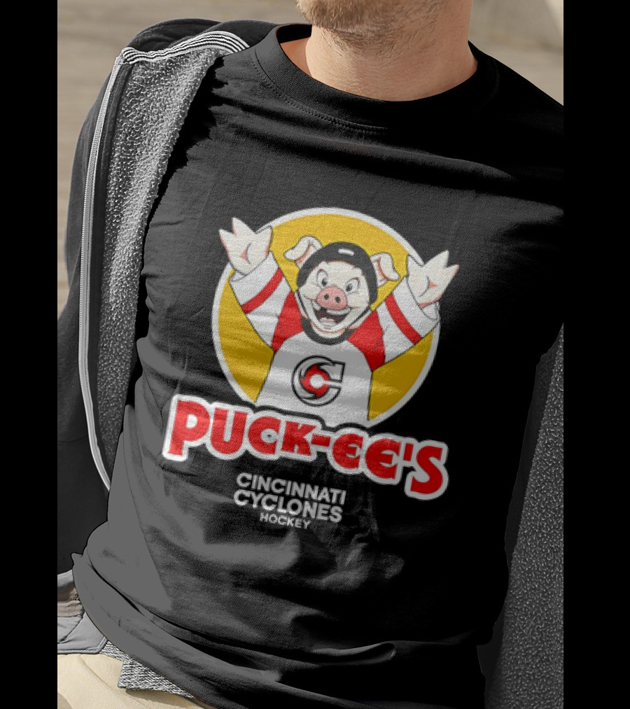Puck-ee's Cincinnati Cyclones Hockey T-Shirt