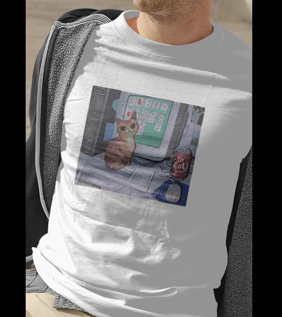 Cat Kelly Pringle Dr Cat Computer Solitaire T-Shirt