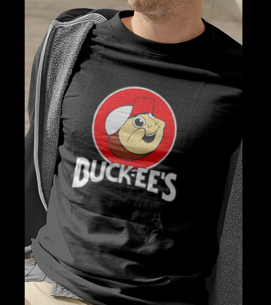 Buck-ee’s Cartoon Retro Logo Red Cap Circle T-Shirt