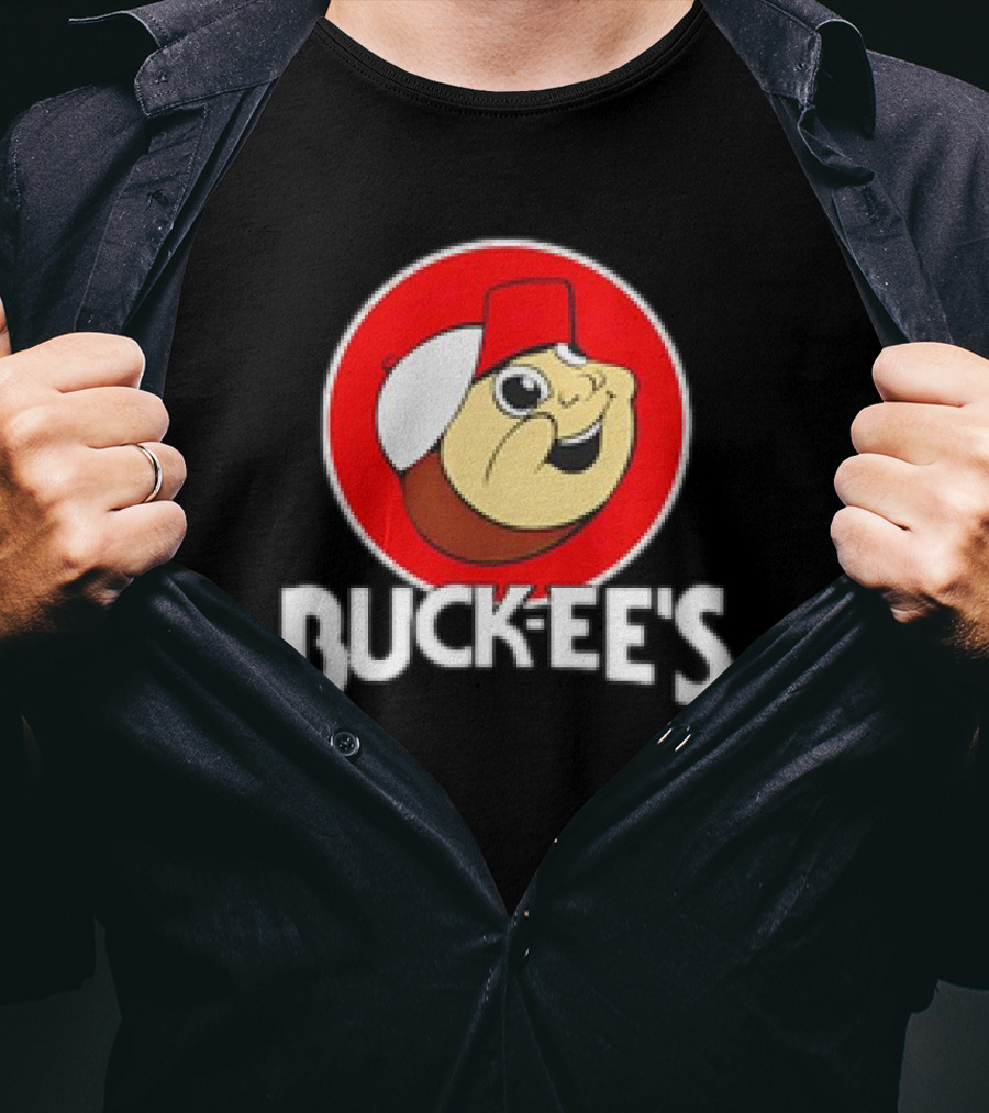 Buck-ee’s Cartoon Retro Logo Red Cap Circle T-Shirt