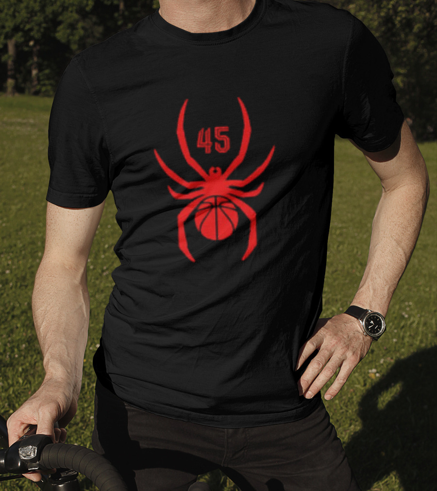 Cleveland Spider 45 Basketball Red Spider T-Shirt