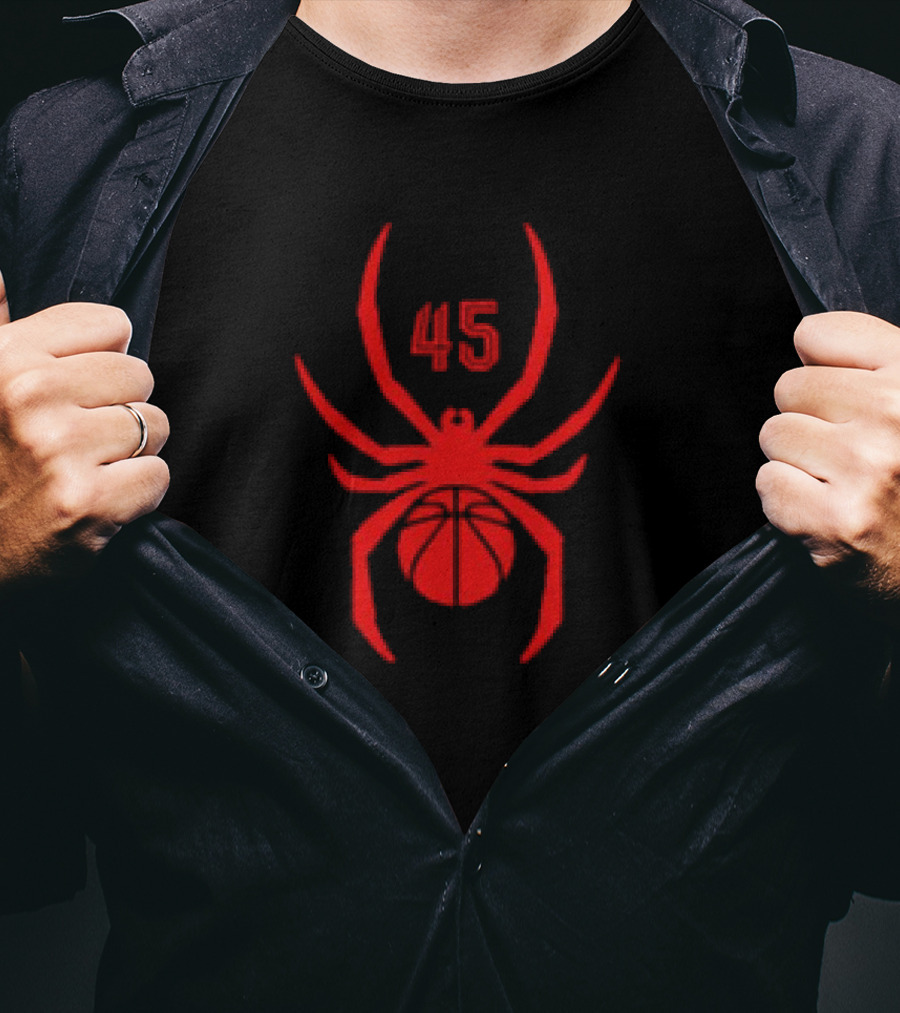 Cleveland Spider 45 Basketball Red Spider T-Shirt