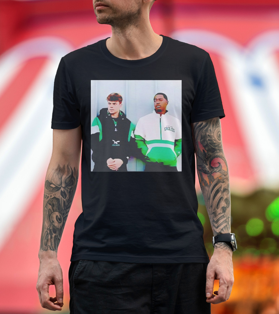 Cooper Dejean Quinyon Mitchell Eagles Football Gear T-Shirt