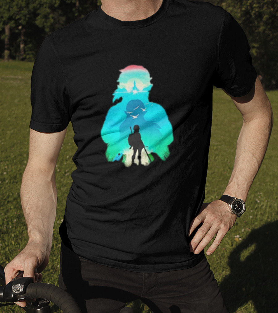 Hero Landscape Anime Adventure T-Shirt