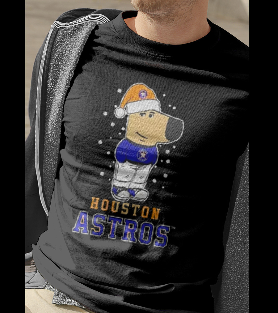 Houston Astros Christmas Chill With Festive Character T-Shirt