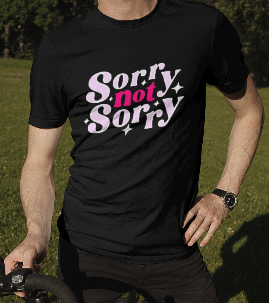 Angel Reese Sorry Not Sorry Script Ladies Boyfriend T-Shirt