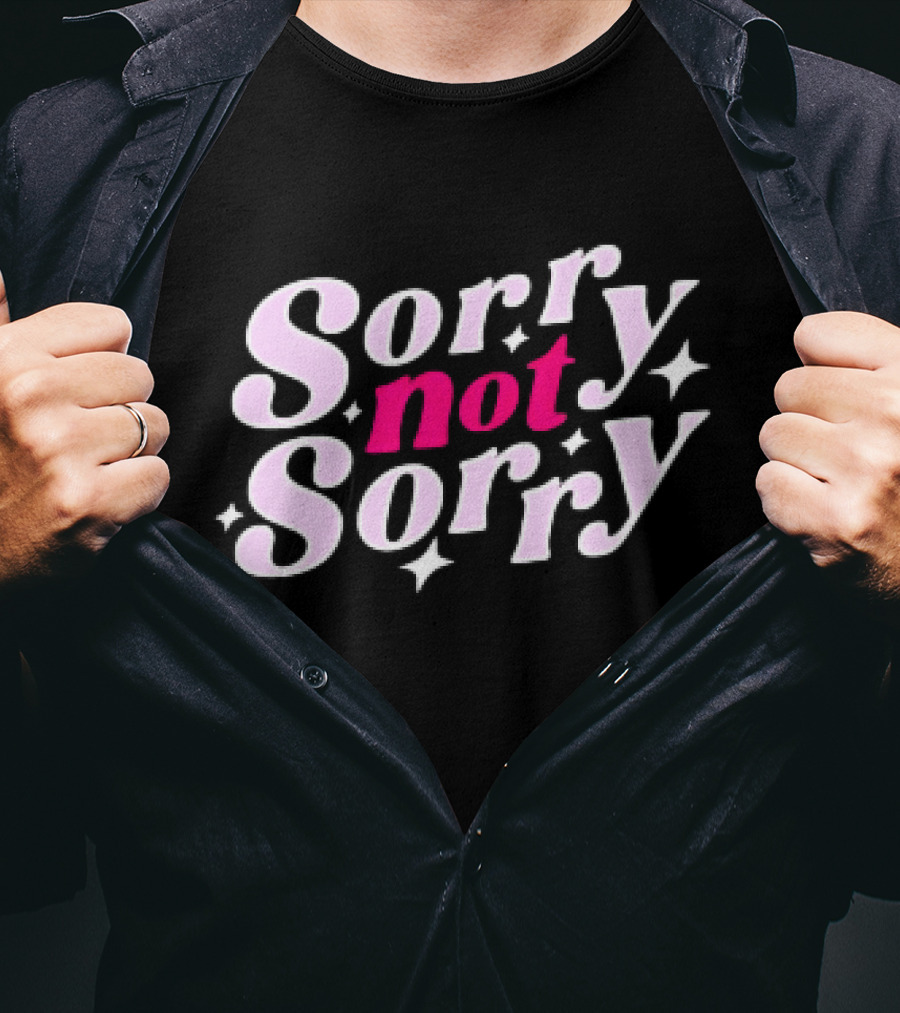 Angel Reese Sorry Not Sorry Script Ladies Boyfriend T-Shirt