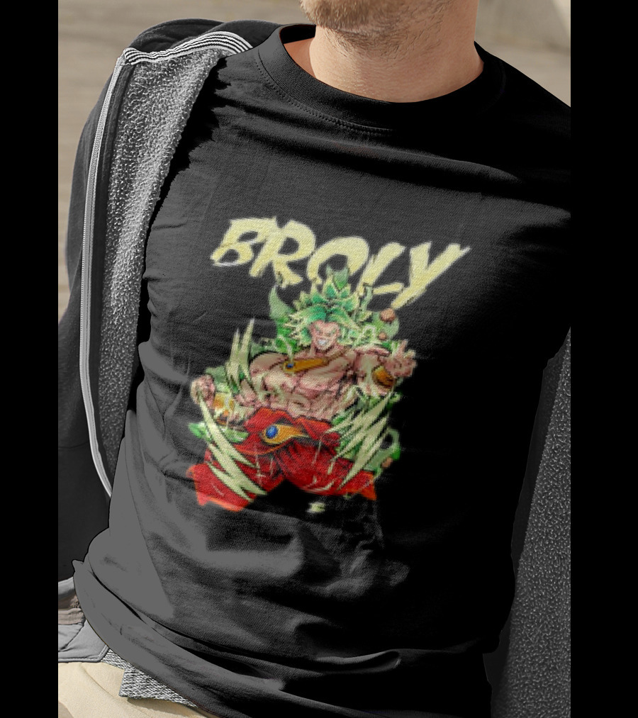 Broly Legendary Warrior Anime Super Saiyan Power Display T-Shirt