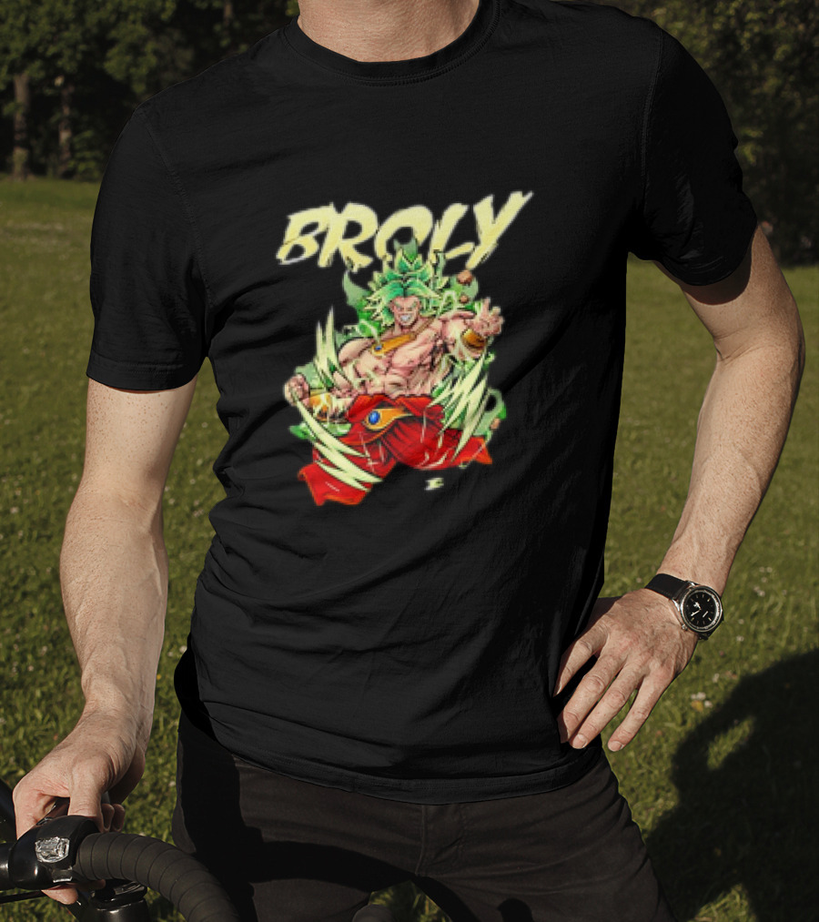 Broly Legendary Warrior Anime Super Saiyan Power Display T-Shirt