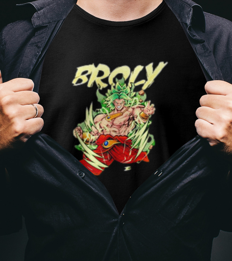 Broly Legendary Warrior Anime Super Saiyan Power Display T-Shirt