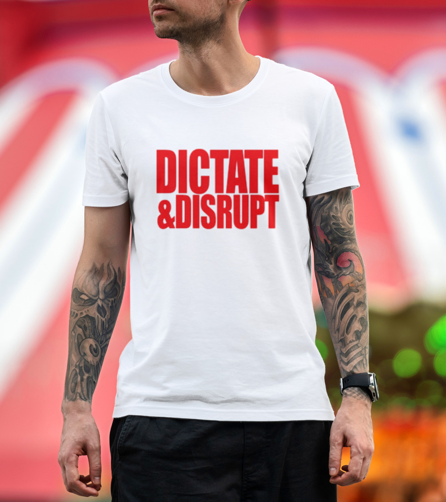 Ole Miss Dictate and Disrupt T-Shirt