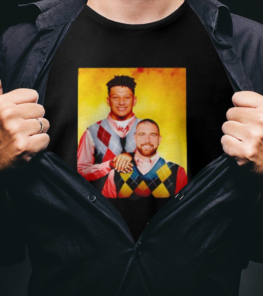 Kansas City Football Patrick Mahomes Travis Kelce Step Brothers T-Shirt