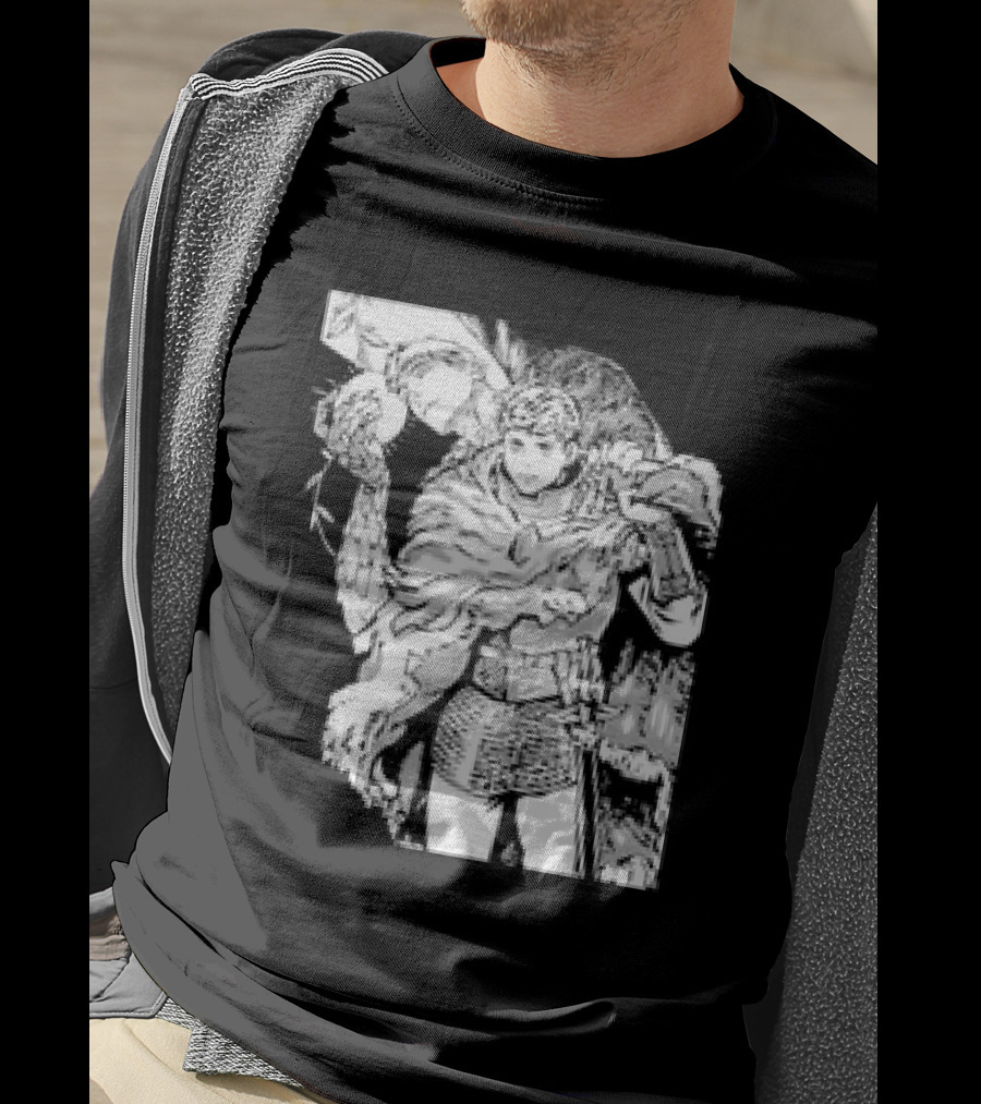 Tasty In Dungeon Anime Knight Fantasy Adventure Scene T-Shirt