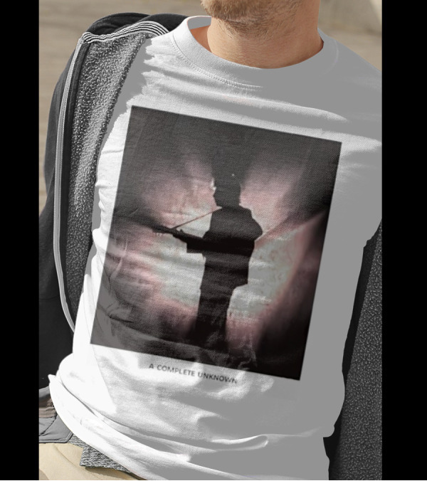 A Complete Unknown Retro Silhouette Illuminated Stage Presence T-Shirt