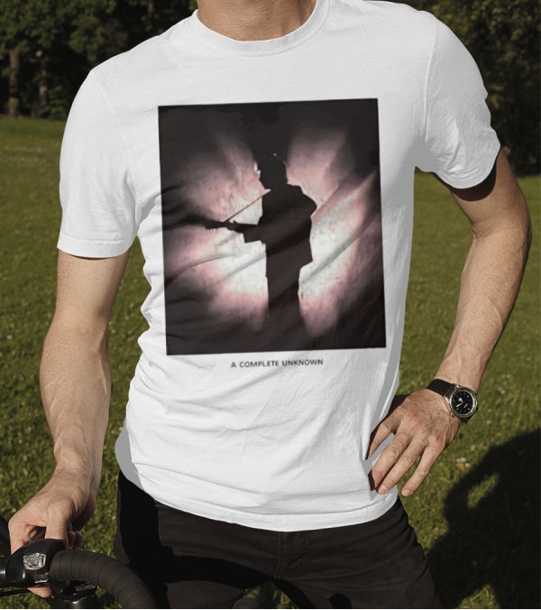 A Complete Unknown Retro Silhouette Illuminated Stage Presence T-Shirt