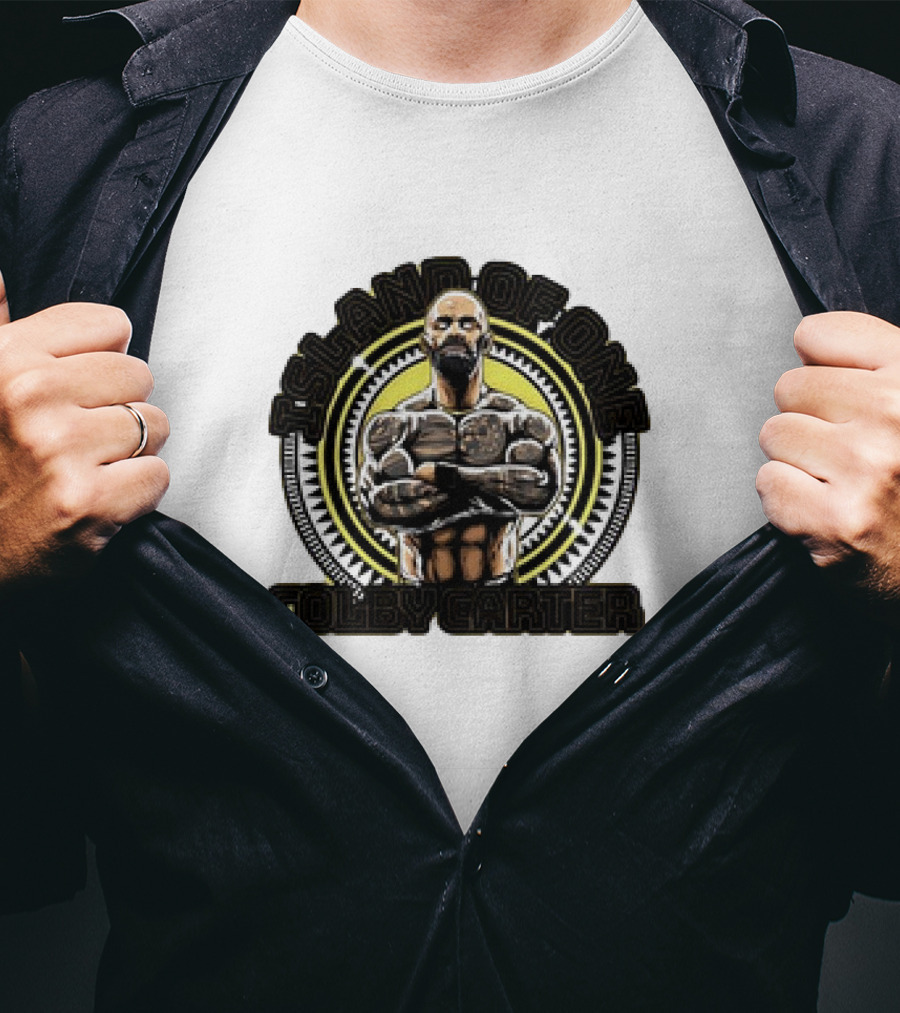 Colby Carter Island Of One Retro Tattoo Bodybuilder T-Shirt