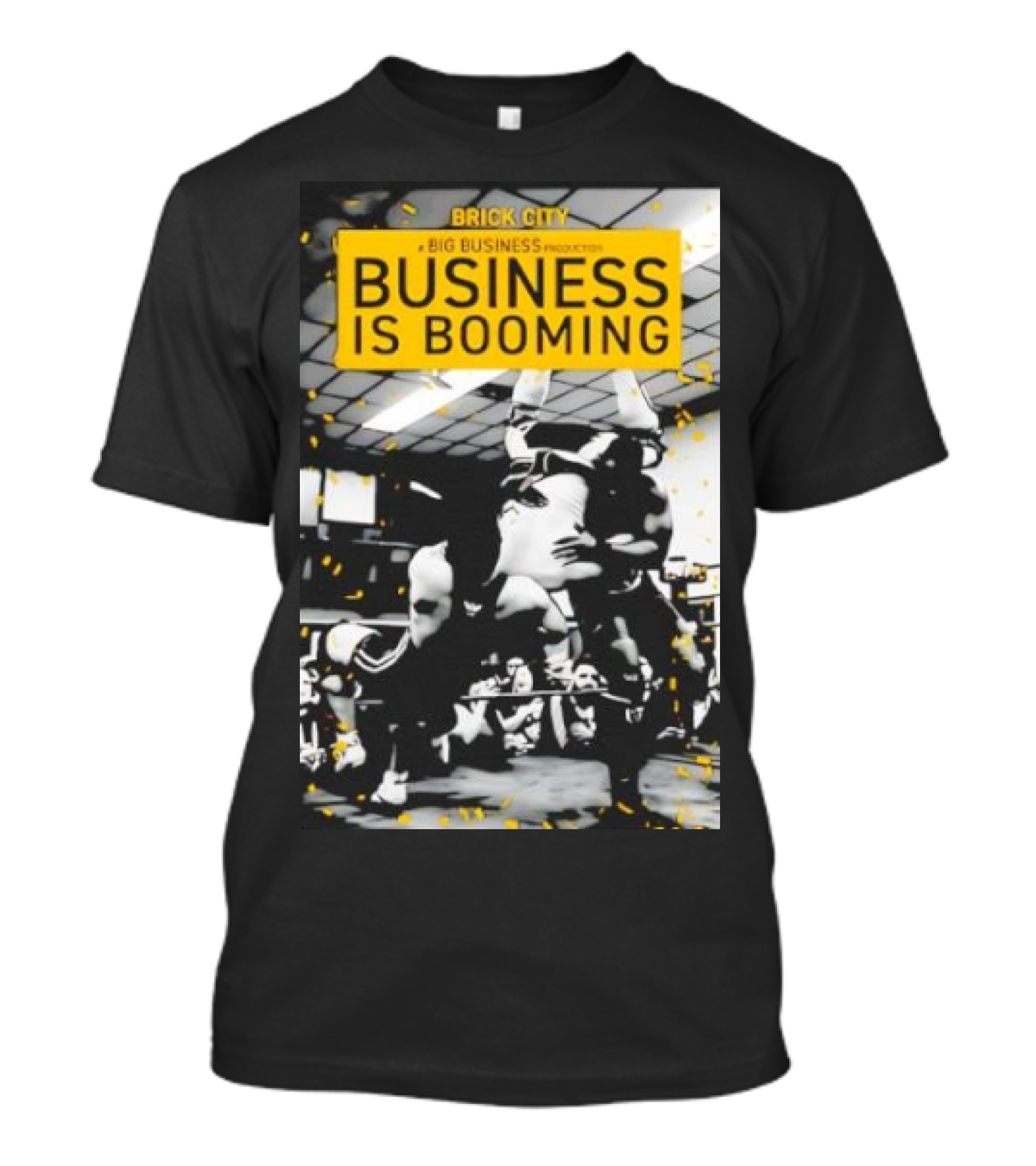 Brick City Business Is Booming Wrestling Action Scene T-Shirt