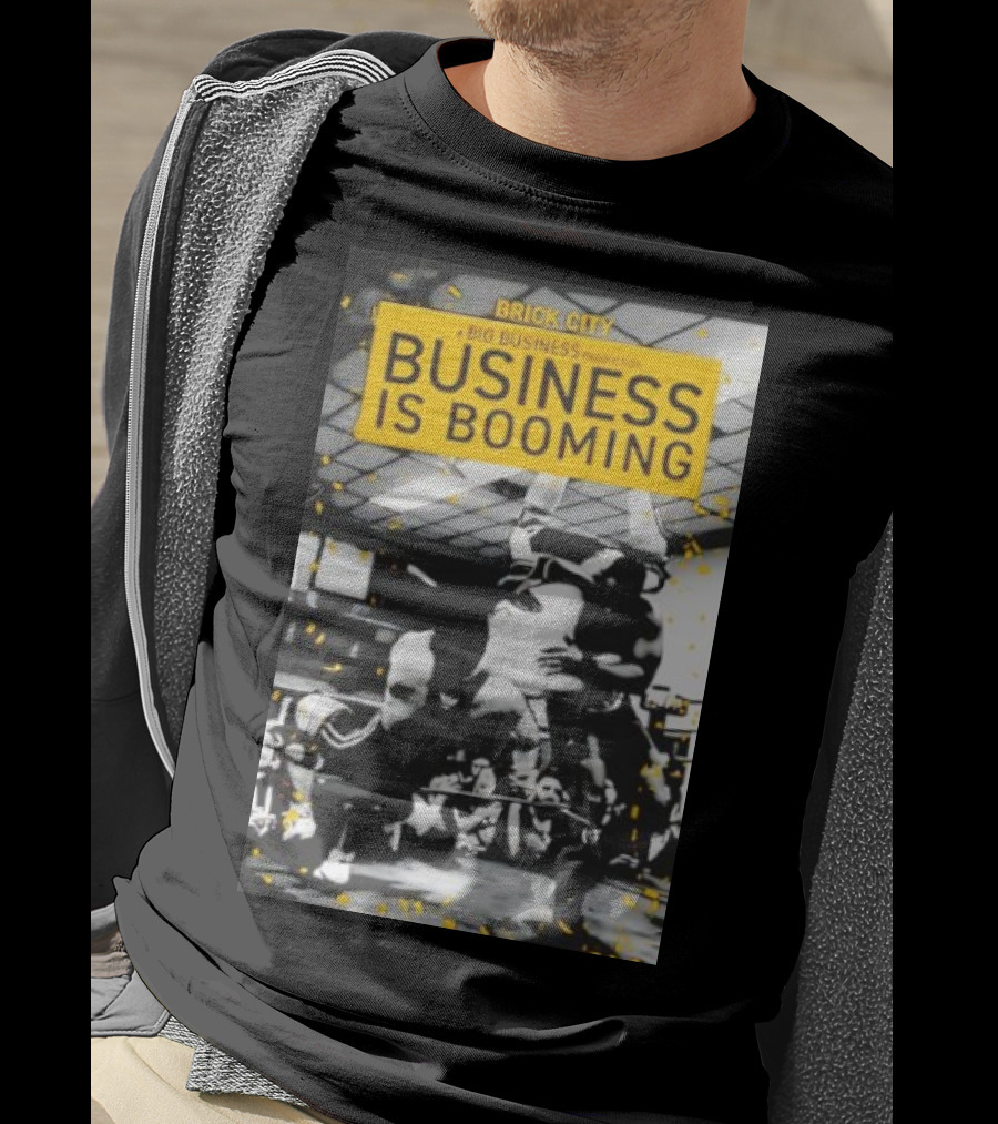 Brick City Business Is Booming Wrestling Action Scene T-Shirt
